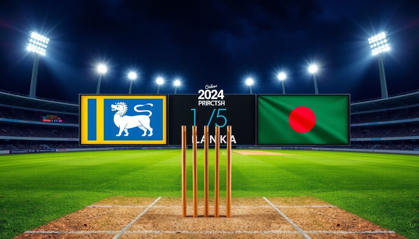Sri Lanka vs Bangladesh Cricket Match Scorecard – Résultats Complets 2024